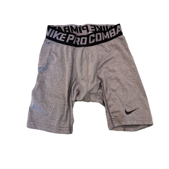 Nike Pro Combat Compression Shorts Gray Men’s Small Never Worn - Picture 3 of 5